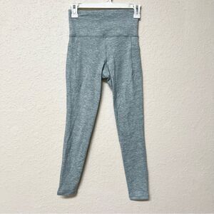 Athleta Salutation Stash Pocket II Softluxe Tight Heather Green Ankle Size XS